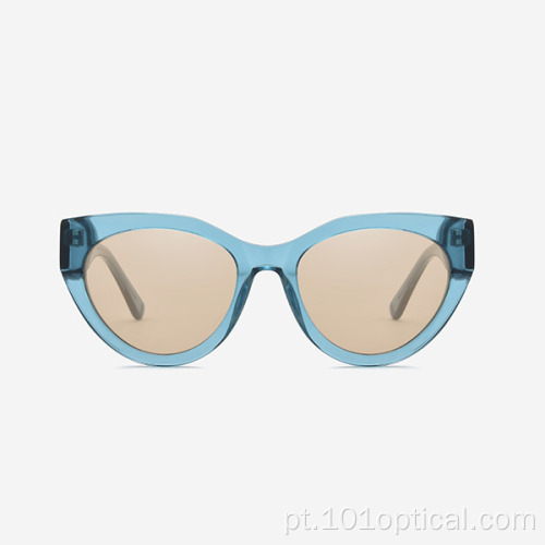 Óculos de sol feminino Cat Eye Classic Acetate